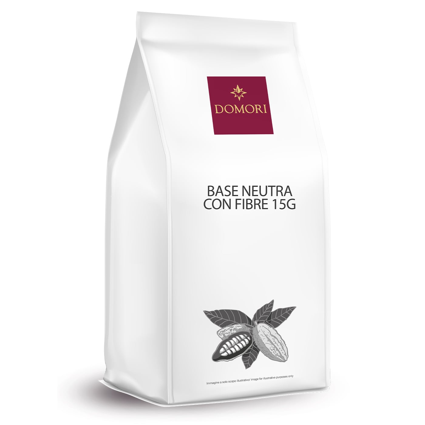 Base neutra con fibre 15g - Domori Pack